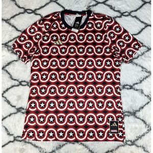 ADIDAS x MARVEL Captain America‎ MLS Soccer Jersey Men's Sz L *NEW* HT3237 $70
